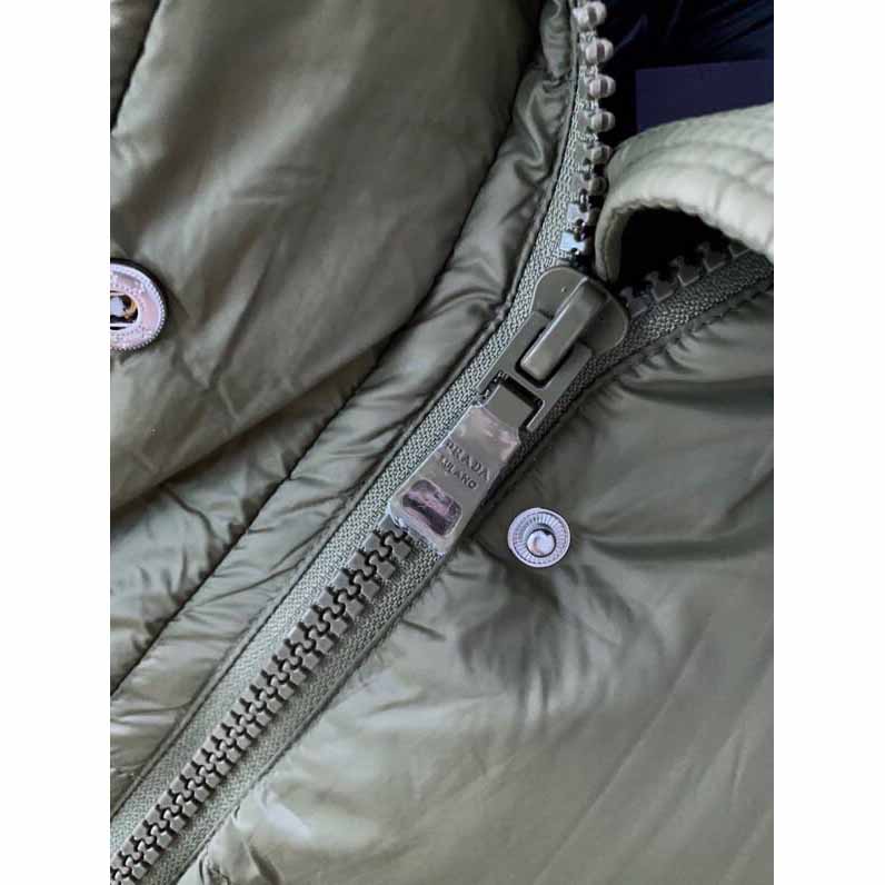 Prada Goose Down Long Jacket  - FashionPlug