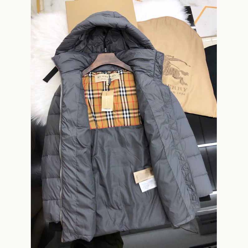 Burberry Belted Down Jacket - FashionPlug