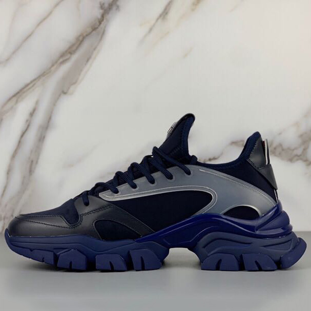 Moncler Logo Patches Lace-up Sneakers - FashionPlug