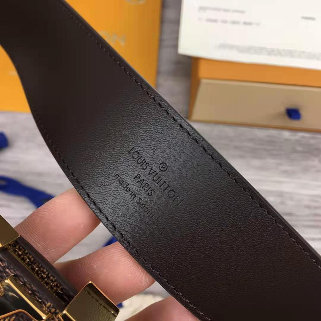 Louis Vuitton Initiales Damier Belt - FashionPlug