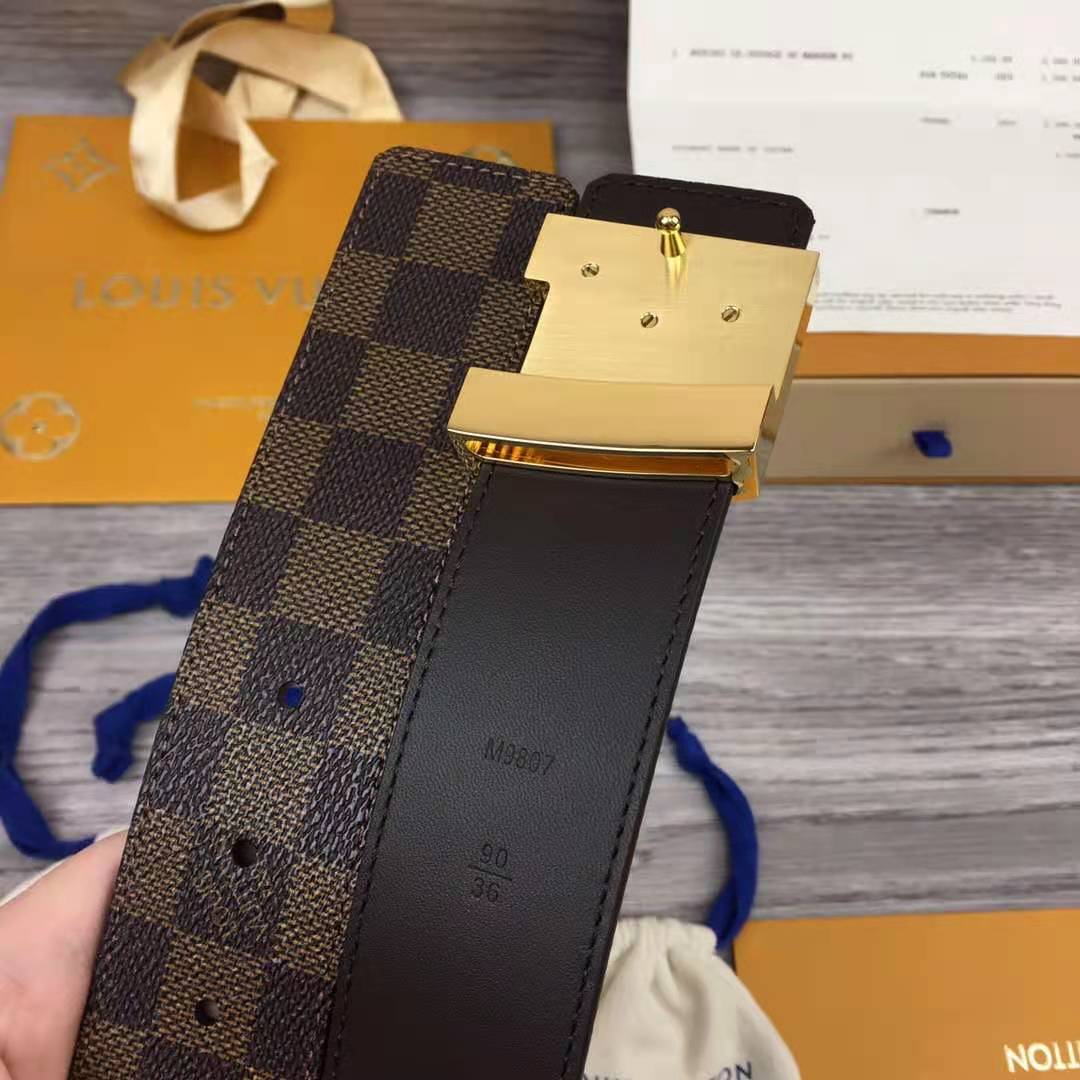 Louis Vuitton Initiales Damier Belt - FashionPlug