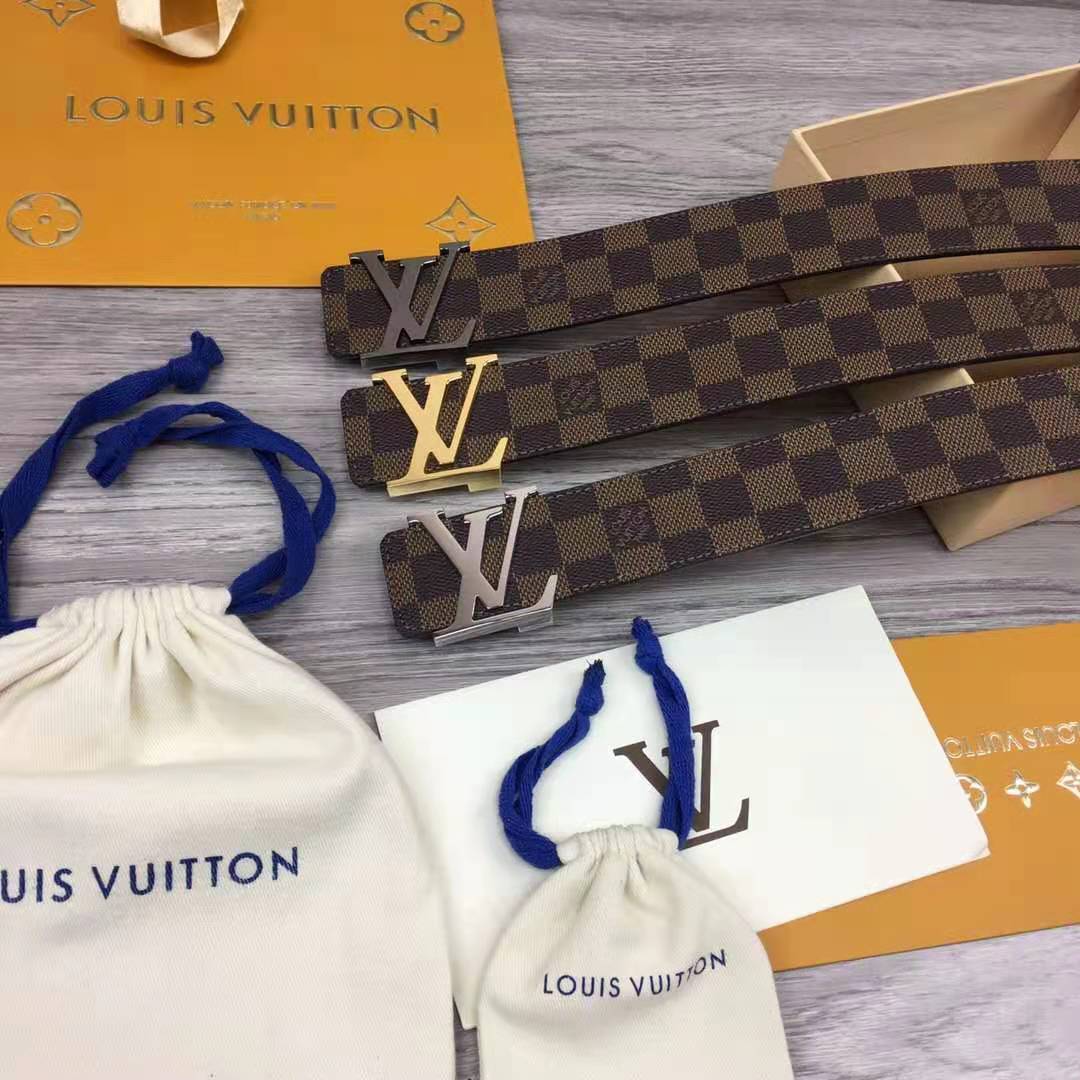Louis Vuitton Initiales Damier Belt - FashionPlug