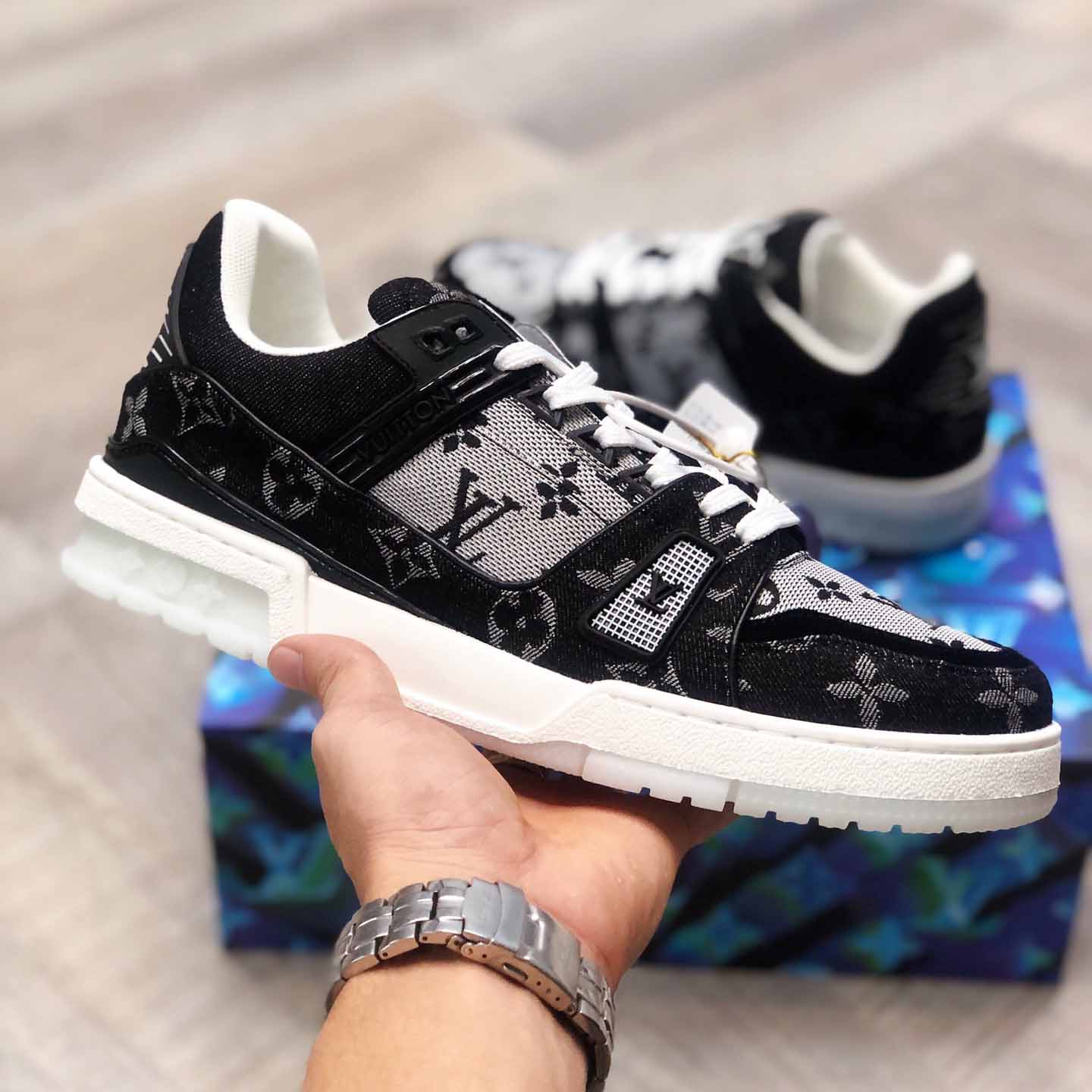 Louis Vuitton Trainer Sneaker - FashionPlug
