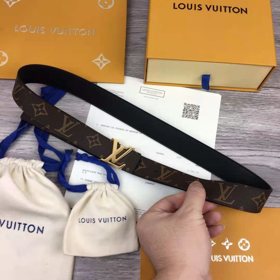 Louis Vuitton Initiales Monogram Belt - FashionPlug