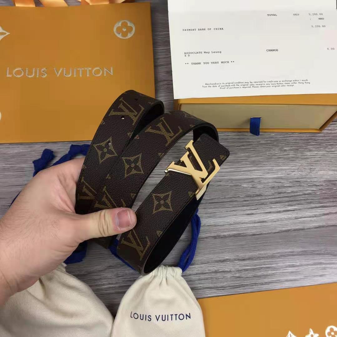 Louis Vuitton Initiales Monogram Belt - FashionPlug