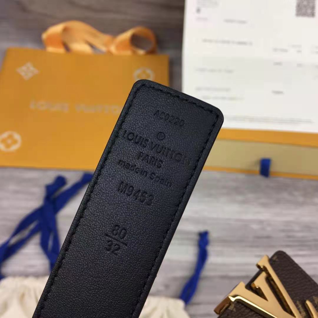 Louis Vuitton Initiales Monogram Belt - FashionPlug