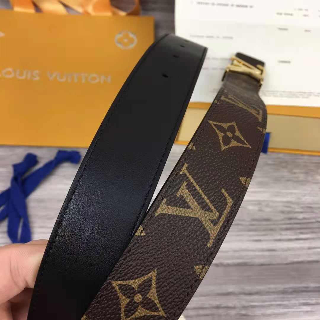 Louis Vuitton Initiales Monogram Belt - FashionPlug