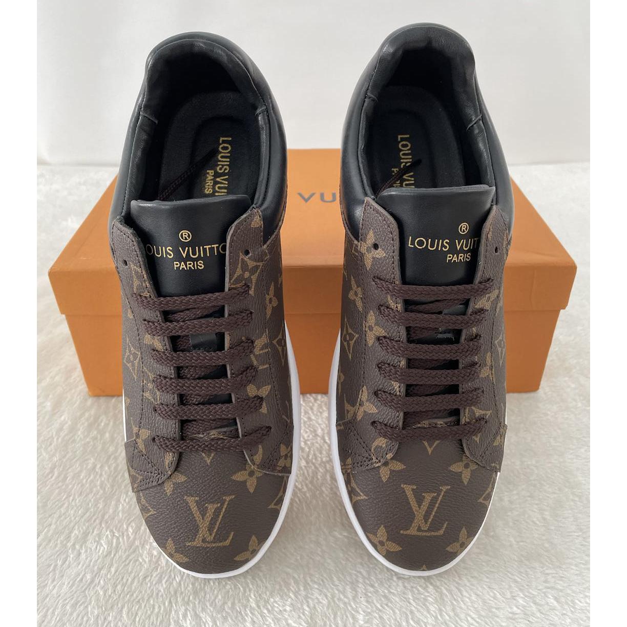 Louis Vuitton Monogram Men's Low-Top Sneakers - FashionPlug