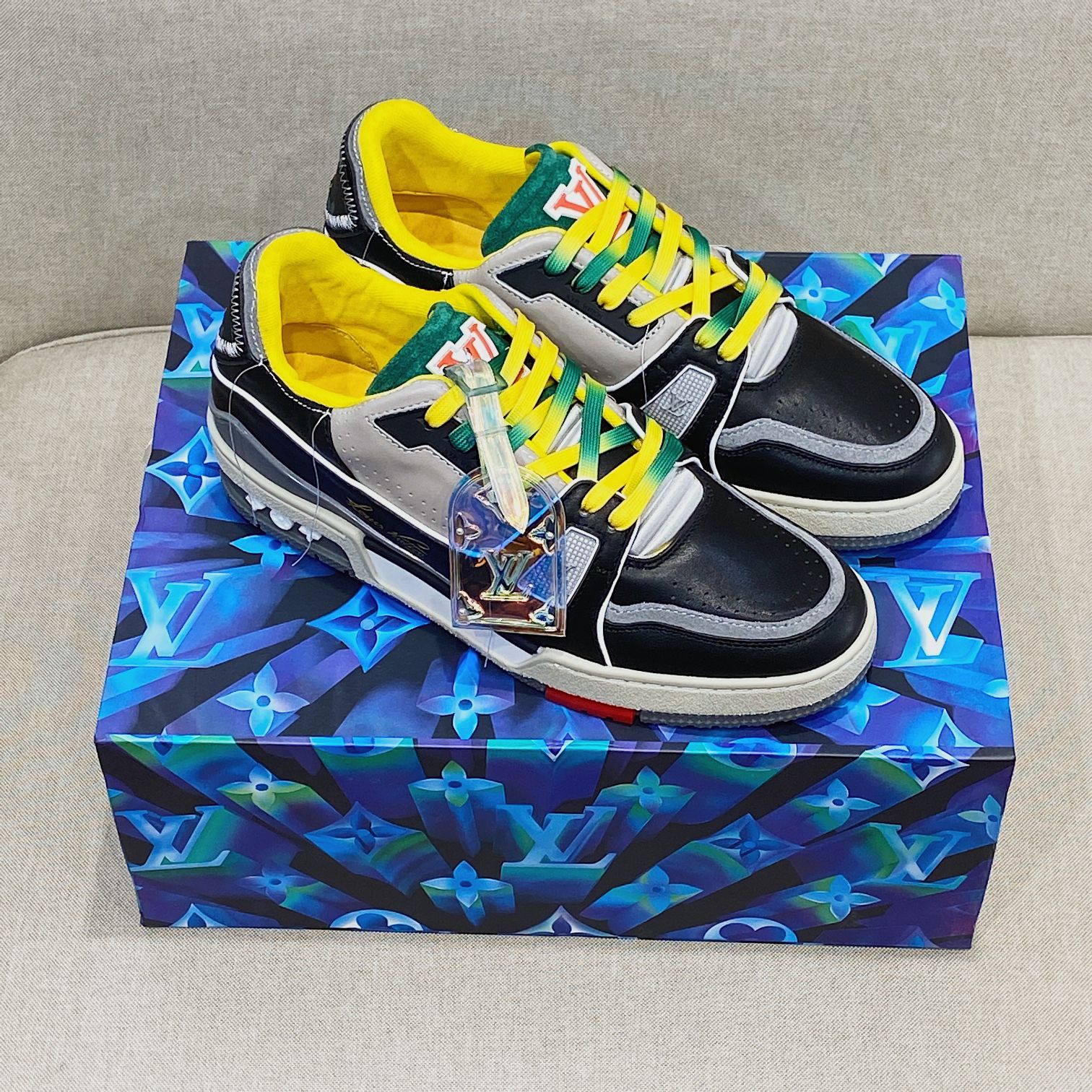 Louis Vuitton Trainer Sneaker - FashionPlug