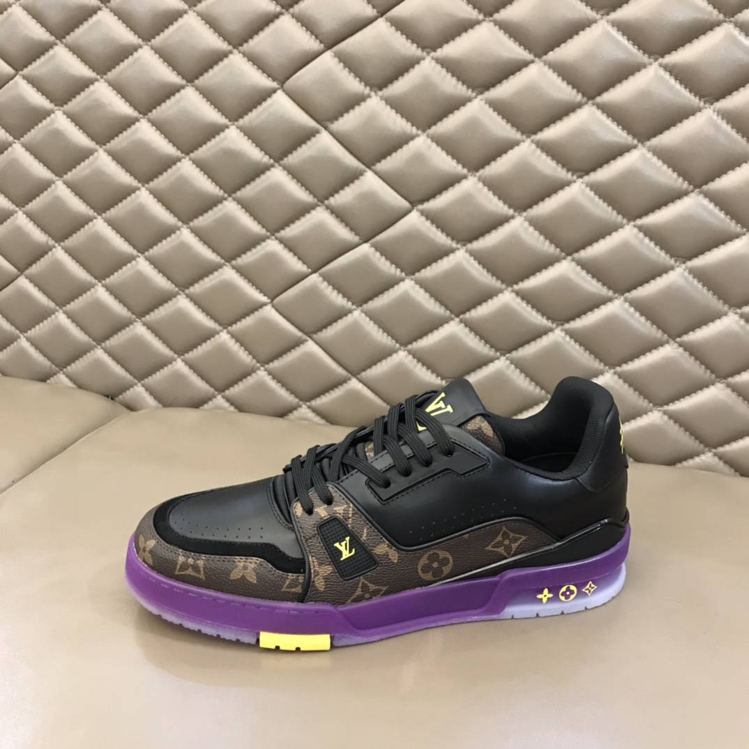 Louis Vuitton Trainer Sneaker(Upon UK size) - FashionPlug