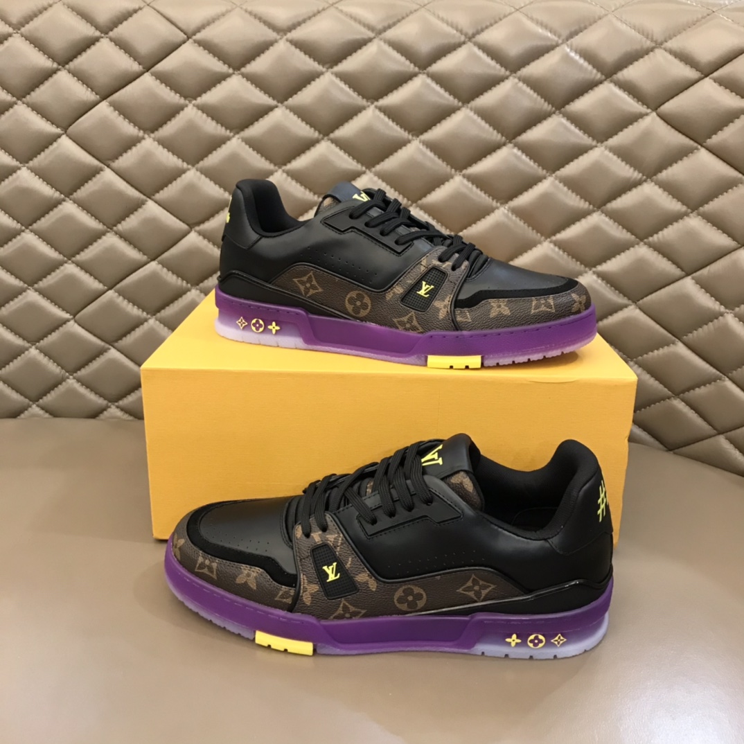 Louis Vuitton Trainer Sneaker(Upon UK size) - FashionPlug
