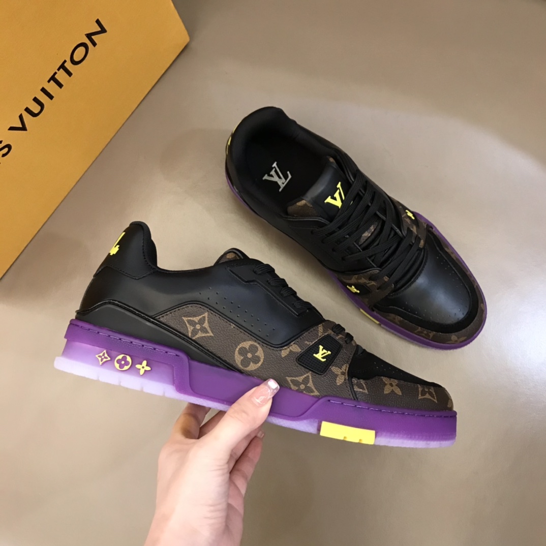 Louis Vuitton Trainer Sneaker(Upon UK size) - FashionPlug
