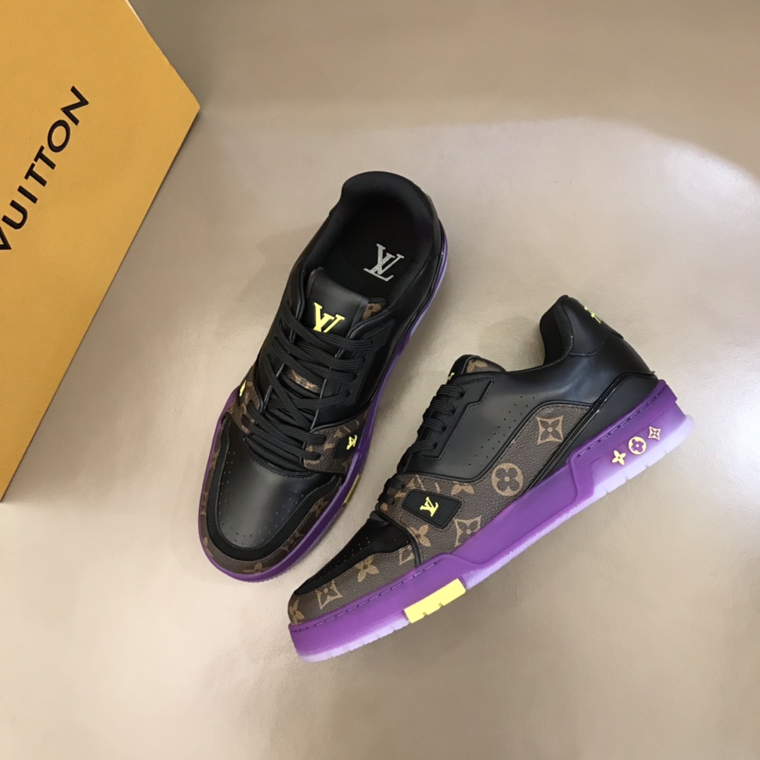 Louis Vuitton Trainer Sneaker(Upon UK size) - FashionPlug