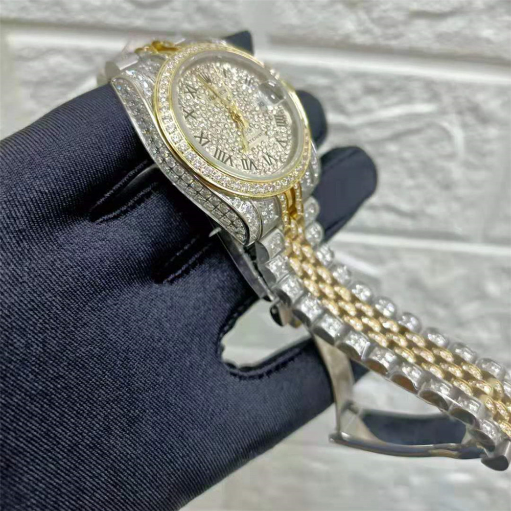 Rolex Luxury Diamond Watch - FashionPlug