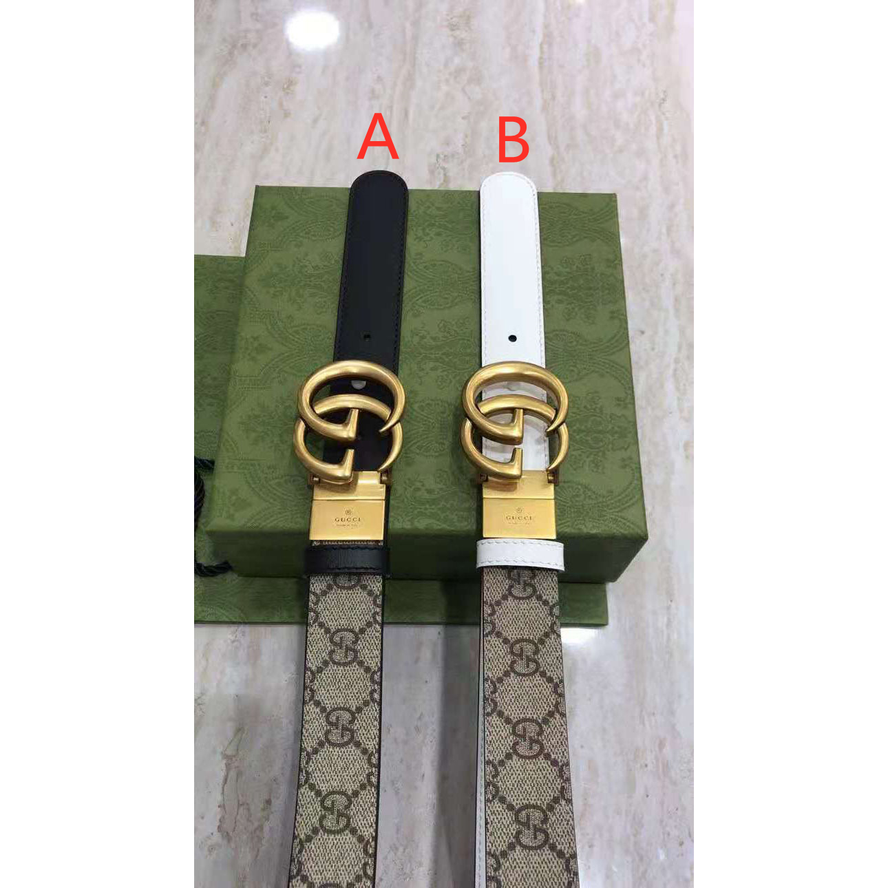 Gucci GG Reversible Belt  - FashionPlug