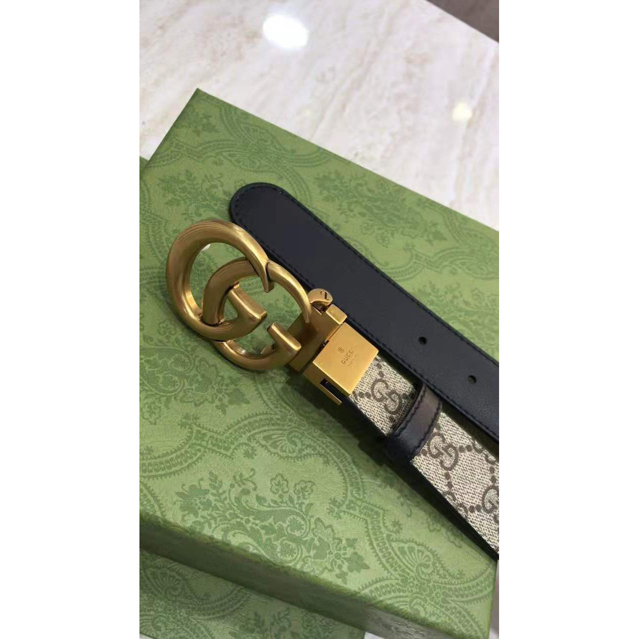 Gucci GG Reversible Belt  - FashionPlug