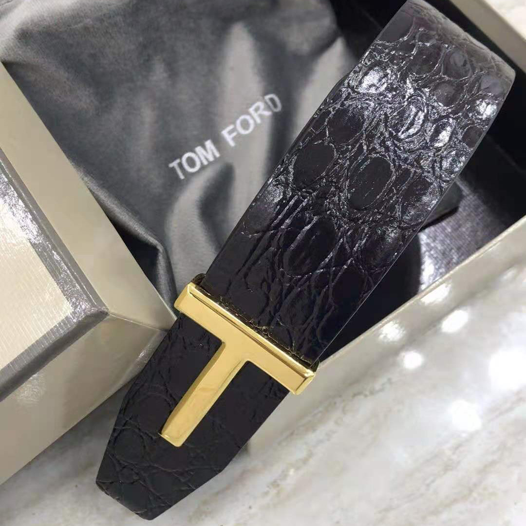 Tom Ford Crocodile Icon Belt - FashionPlug