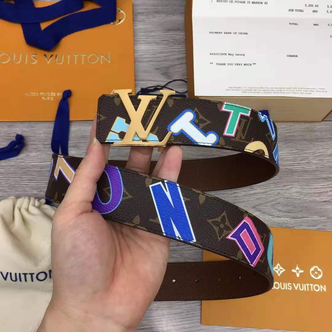 Louis Vuitton X NBA Initiales 40MM Reversible Belt - FashionPlug