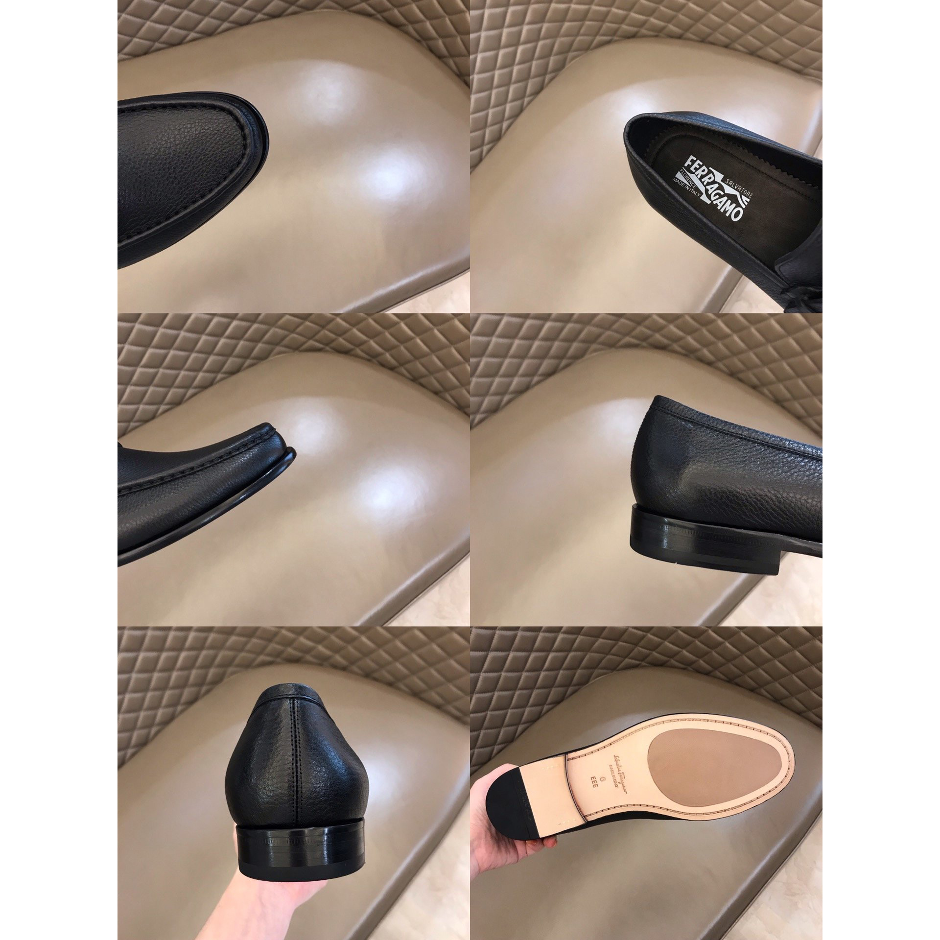 Ferragamo Black Shoes - FashionPlug