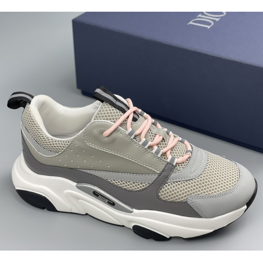 Dior B22 Sneaker Grey White - FashionPlug
