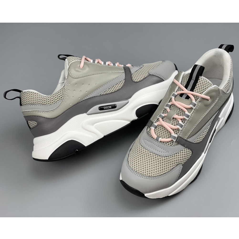 Dior B22 Sneaker Grey White - FashionPlug