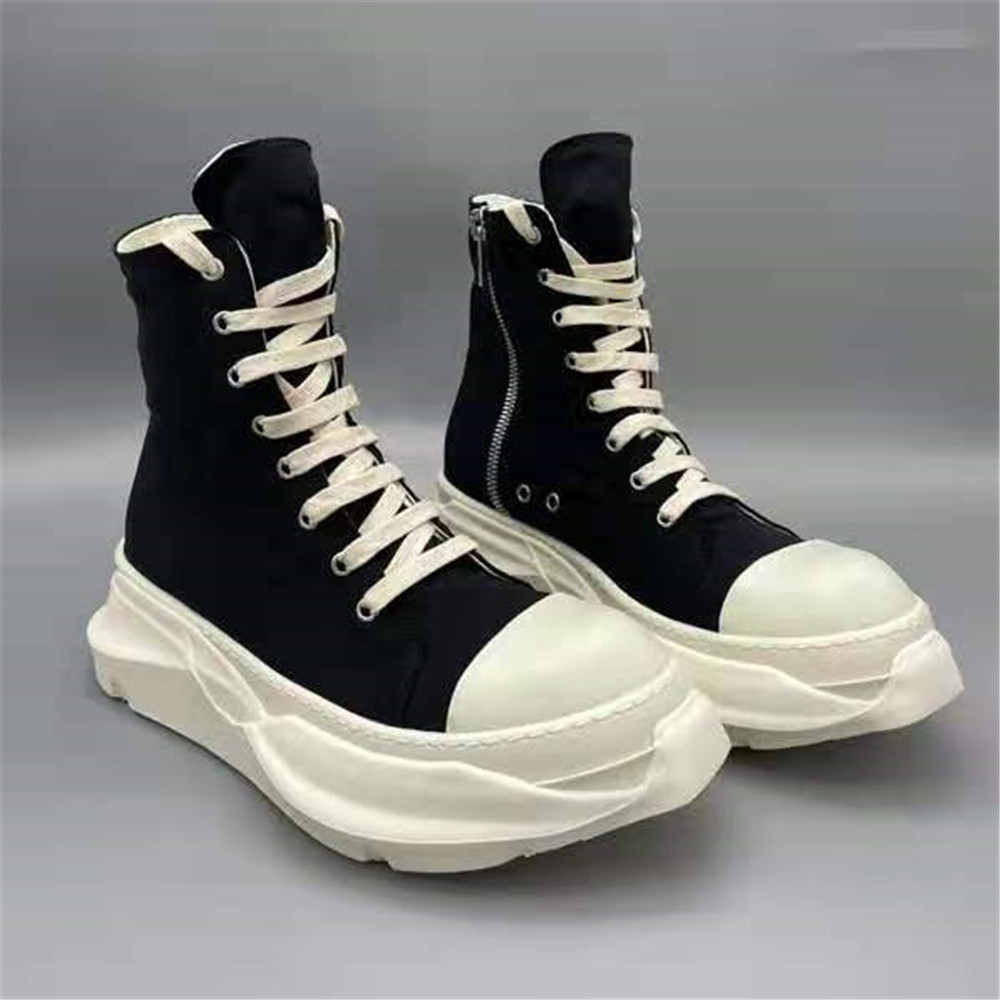 Rick Owens High Top Sneakers - FashionPlug