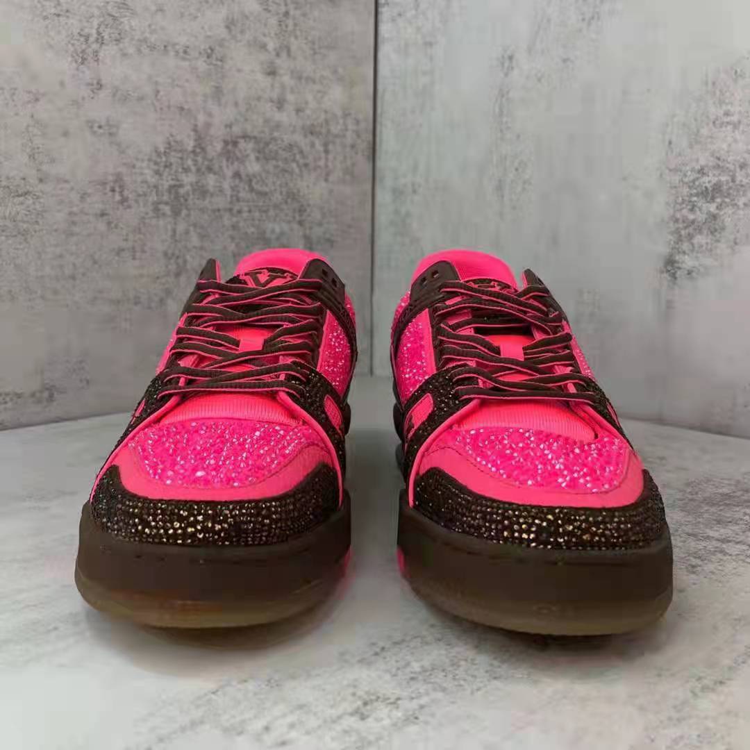 Louis Vuitton Trainer Sneaker(UponUK size) - FashionPlug
