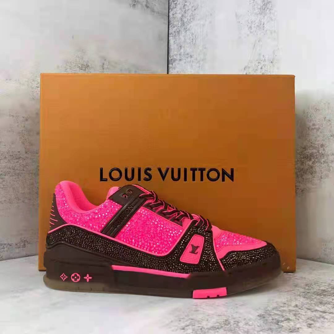 Louis Vuitton Trainer Sneaker(UponUK size) - FashionPlug