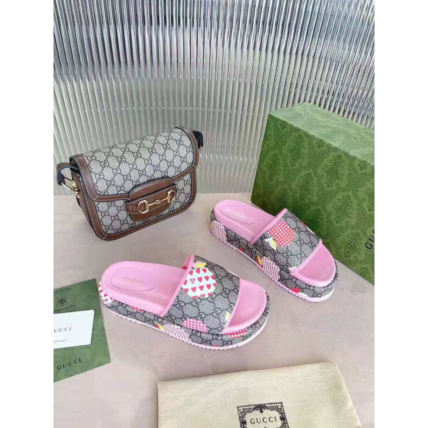 Gucci GG Slides - FashionPlug