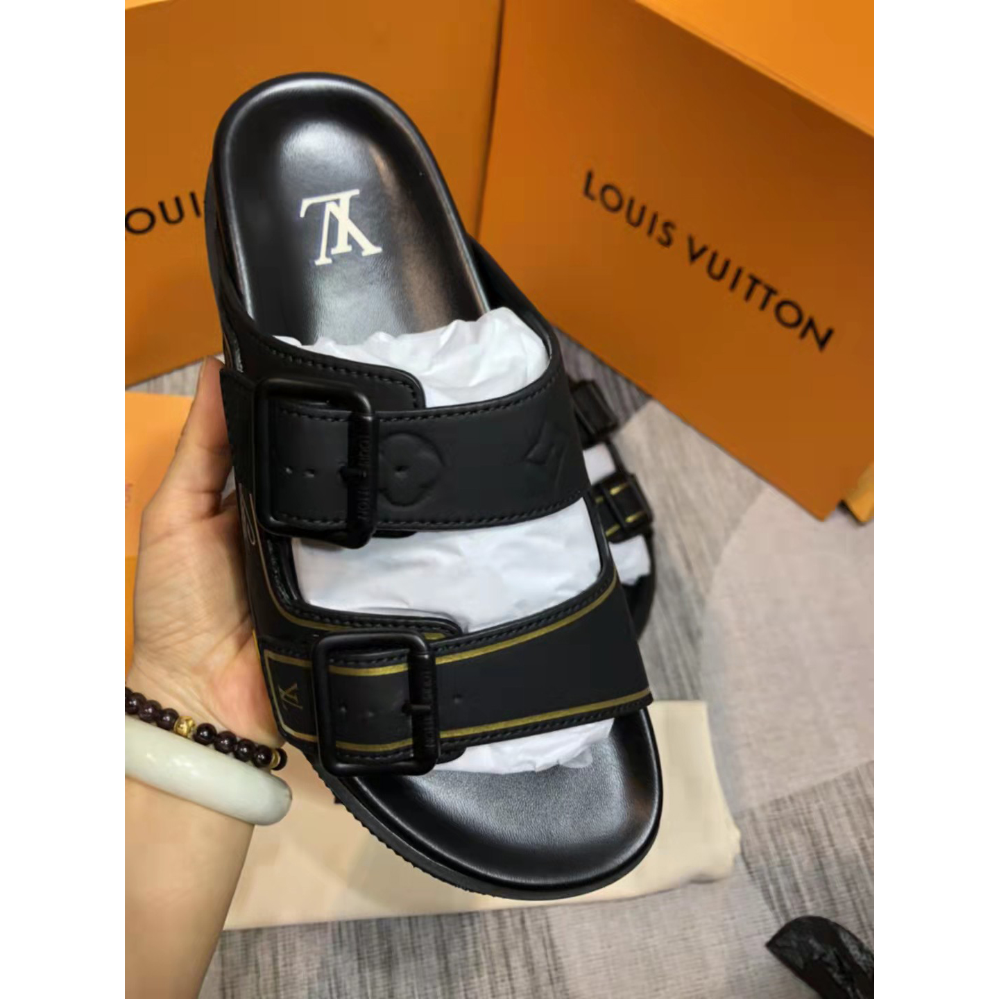 Louis Vuitton Monogram Sandals - FashionPlug