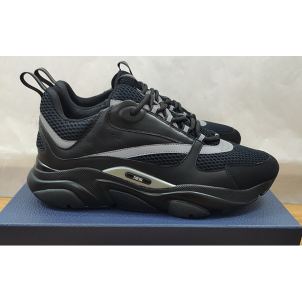Dior [Limited Version] B22 Sneaker In All Black - FashionPlug