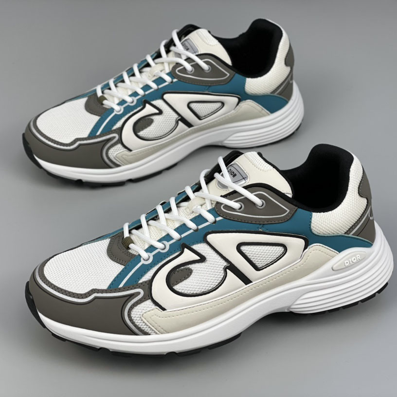 Dior B30 Sneaker White Mesh And Technical Fabric - FashionPlug