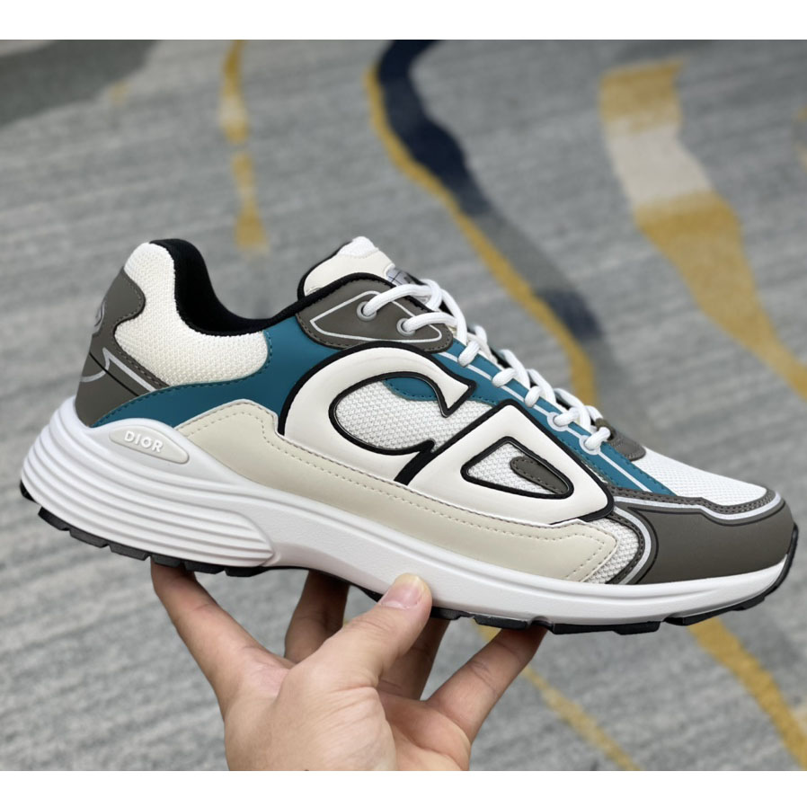 Dior B30 Sneaker White Mesh And Technical Fabric - FashionPlug
