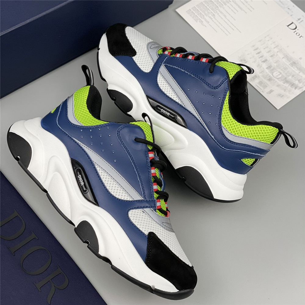 Dior B22 Low-top Sneaker In Blue&Green - FashionPlug