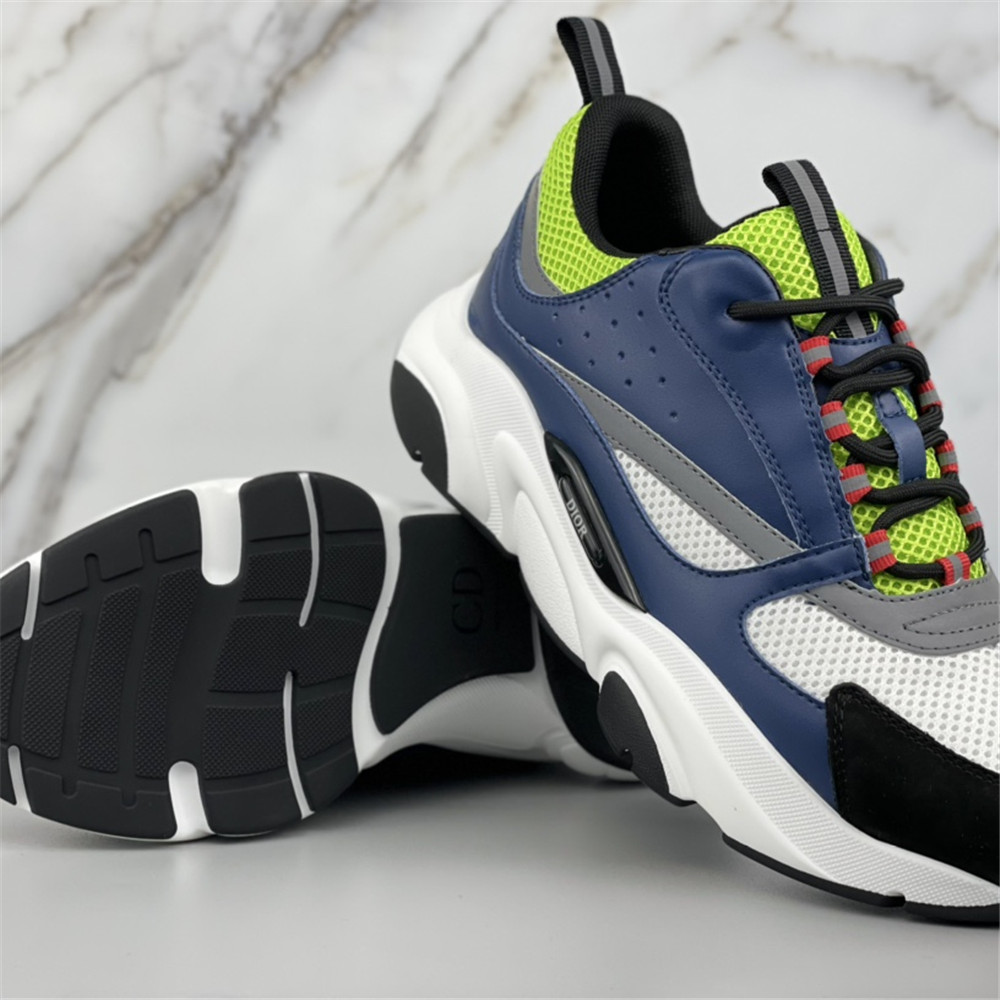 Dior B22 Low-top Sneaker In Blue&Green - FashionPlug