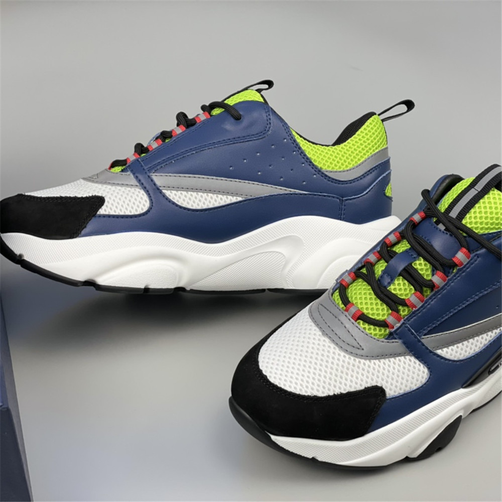 Dior B22 Low-top Sneaker In Blue&Green - FashionPlug