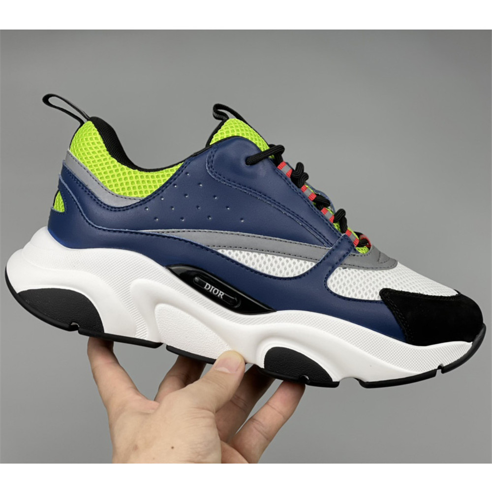 Dior B22 Low-top Sneaker In Blue&Green - FashionPlug