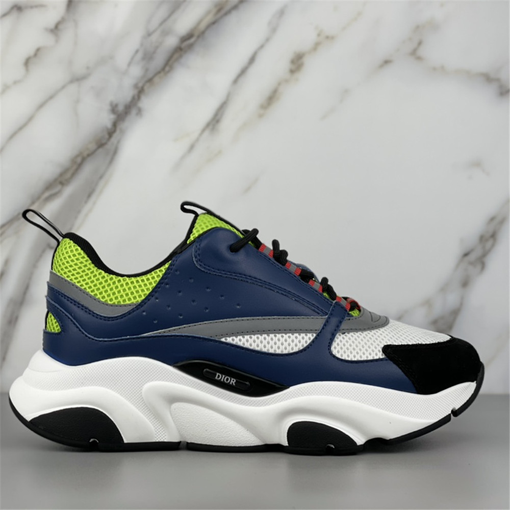 Dior B22 Low-top Sneaker In Blue&Green - FashionPlug