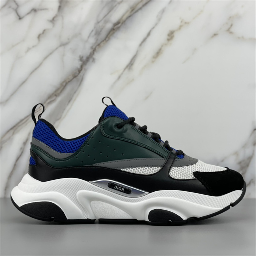 Dior B22 Low-top Sneaker In Green&Blue - FashionPlug