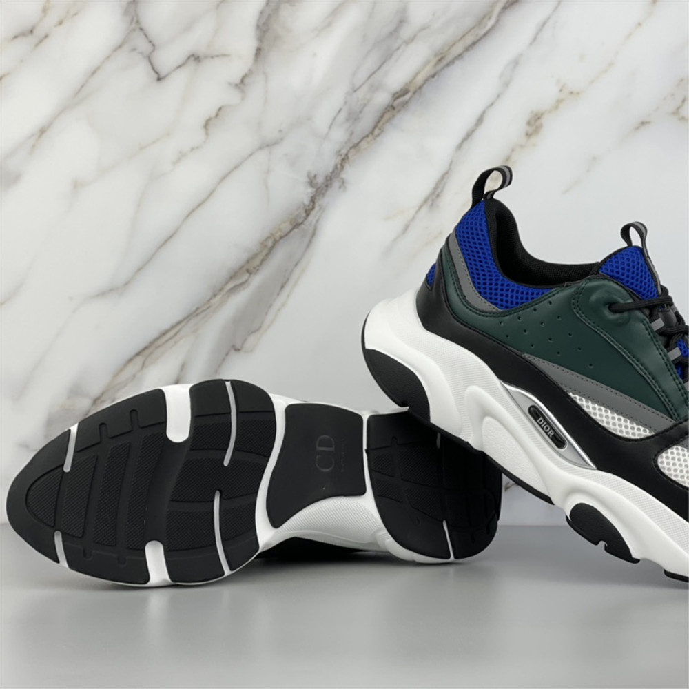Dior B22 Low-top Sneaker In Green&Blue - FashionPlug