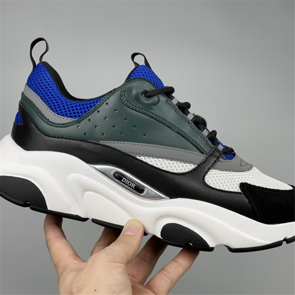 Dior B22 Low-top Sneaker In Green&Blue - FashionPlug
