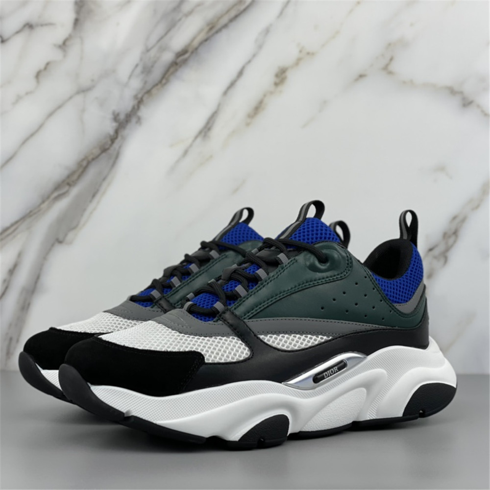 Dior B22 Low-top Sneaker In Green&Blue - FashionPlug