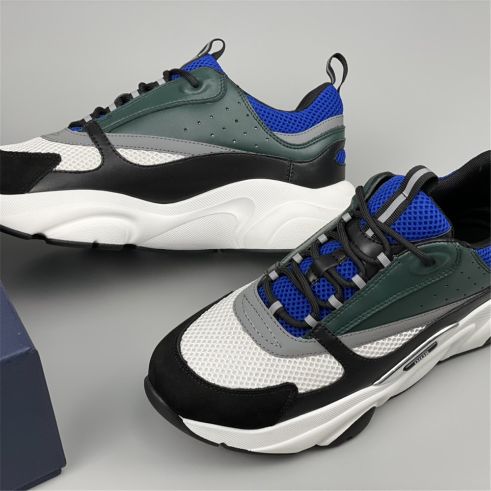 Dior B22 Low-top Sneaker In Green&Blue - FashionPlug