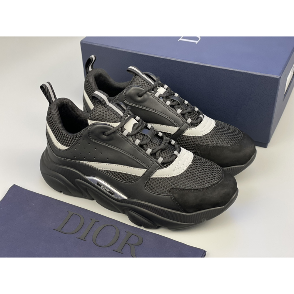 Dior B22 Low-top Sneaker In All Black - FashionPlug