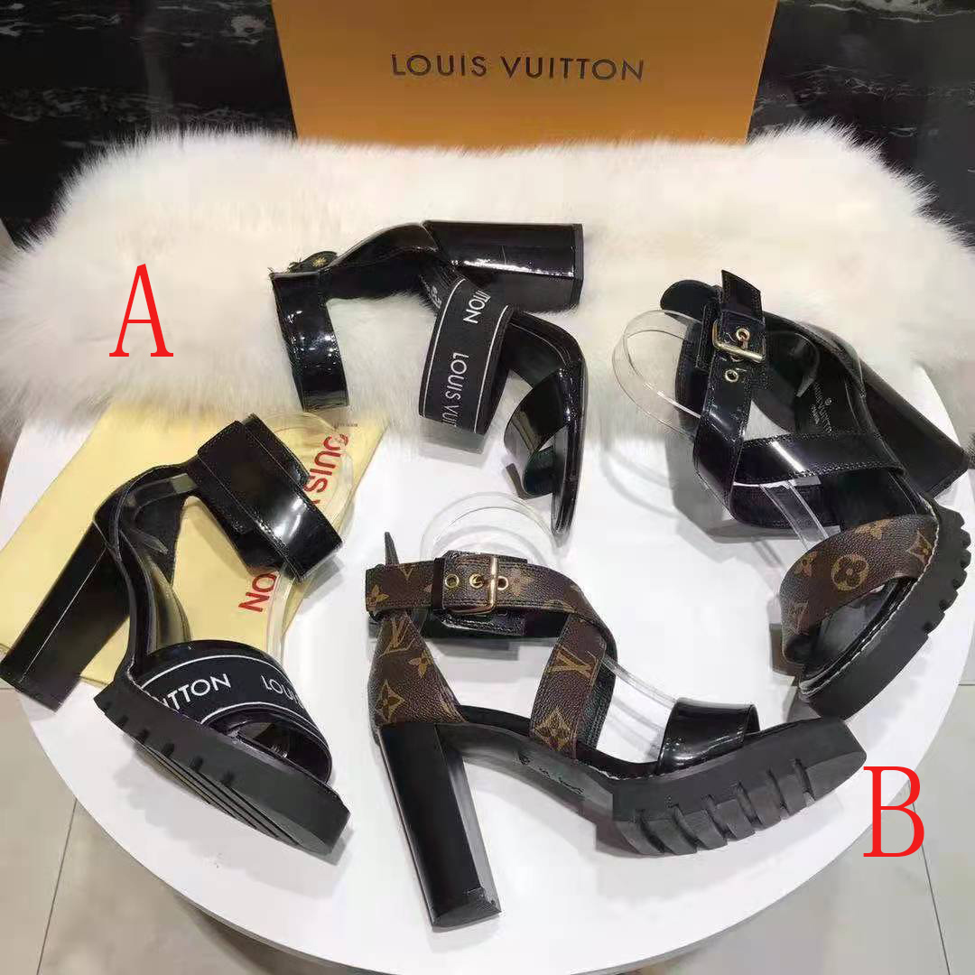 Louis Vuitton  Monogram Sandals - FashionPlug