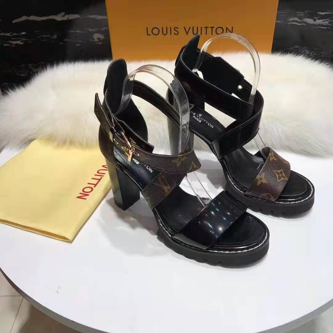 Louis Vuitton  Monogram Sandals - FashionPlug