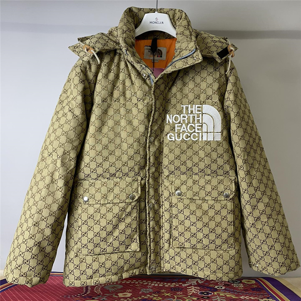 Gucci x The North Face Coat(Grey Zip) - FashionPlug
