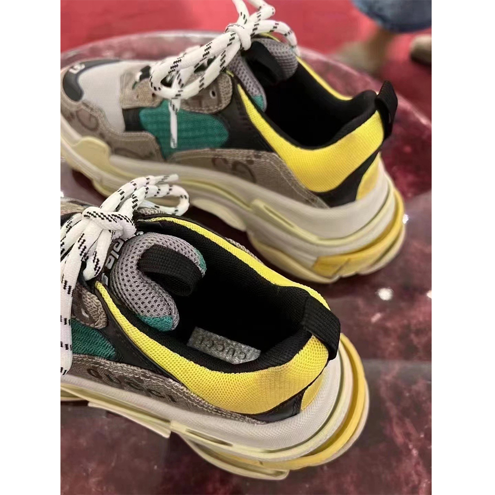 Gucci Men's The Hacker Project Triple S Sneaker(Dilapidated Soles) - FashionPlug