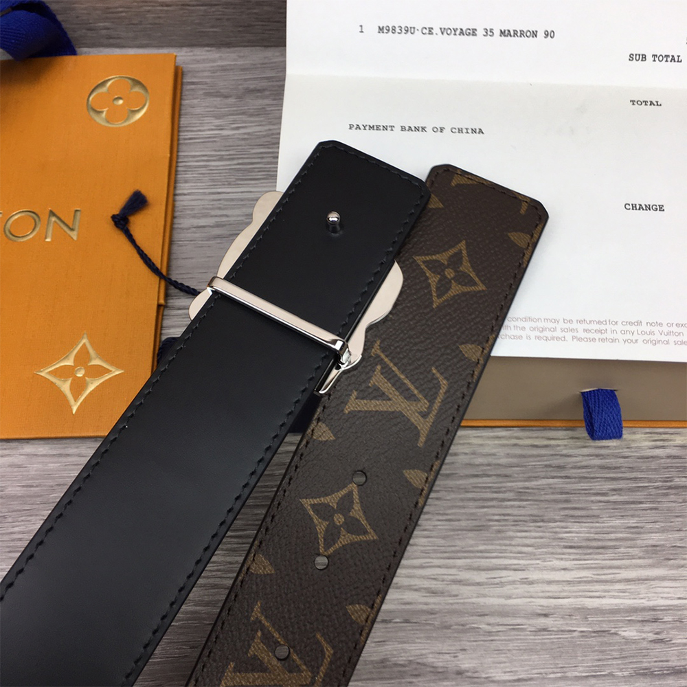 Louis Vuitton Tiger 40MM Belt Brown - FashionPlug