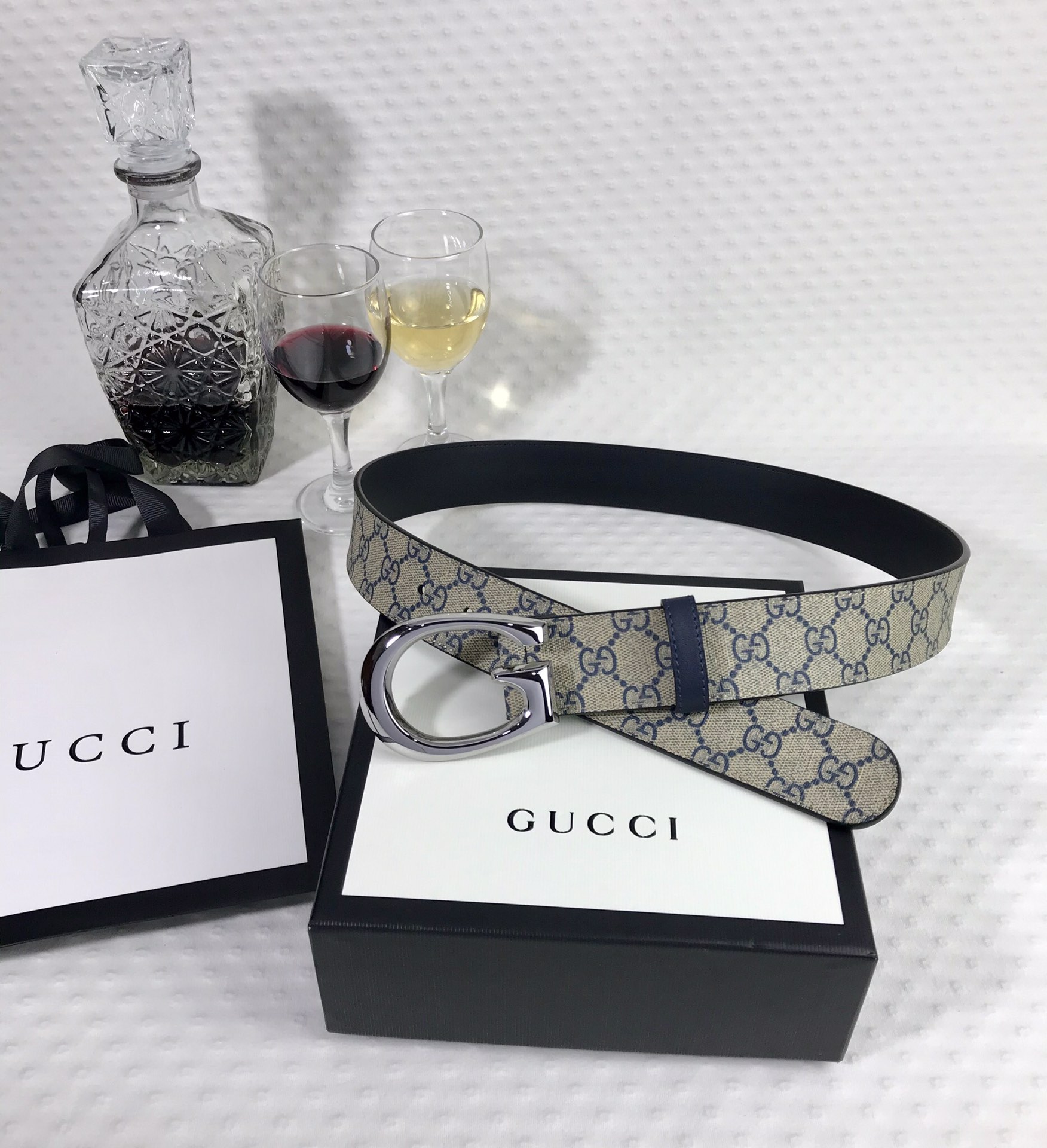 Gucci Belt With G Buckle - FashionPlug